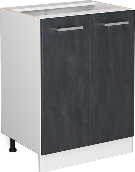 Spodní skříňka kuchyňské linky Vicco R-Line Černý beton 60 cm bez pracovní desky, Model 47503