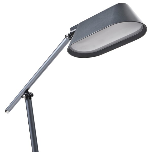 LED stolní lampa LEONIS se stmívačem Šedá