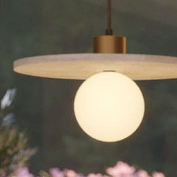 MaxLight Lando závěsné svítidlo 1x7 W hnědá P0650