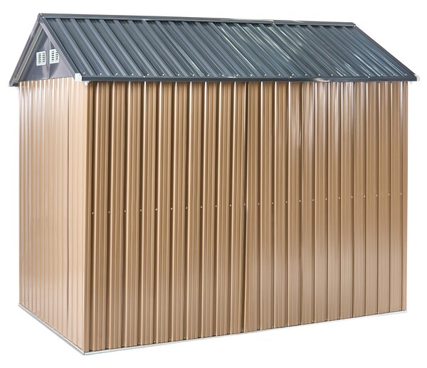 Zahradní kůlna NOCCIANO 248 cm 161 cm Hnědá