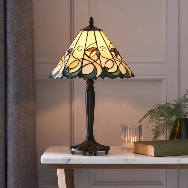 Endon 64195 - Stolní lampa Tiffany JAMELIA 1xE27/60W/230V pr. 31 cm