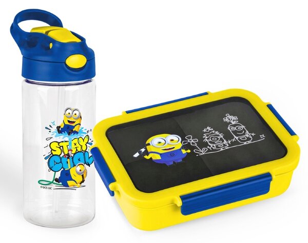 Sada krabička na svačinu a lahev na pití kolekce MIMONI