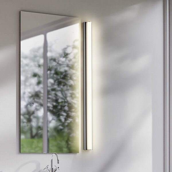 Helestra LED zrcadlové svítidlo LOOM 2, délka 90 cm, IP44,, Chrom / stříbro, Koupelna, kov