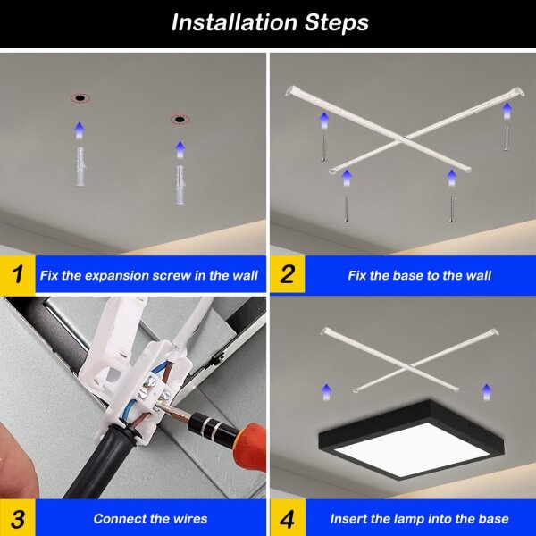 Brilagi-LED Stmívatelné koupelnové svítidlo FRAME SMART LED/24W/230V IP44 čer+DO