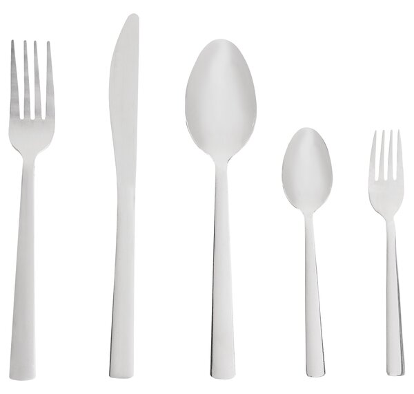 60dílná sada příborů PENNE Stříbrná