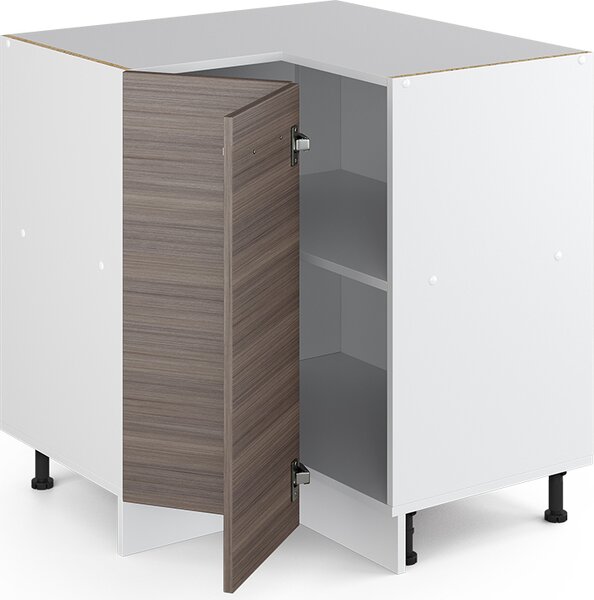 Rohová skříňka Vicco R-Line Ušlechtilá šedá 75.6 cm , PD Dub, Model 45686