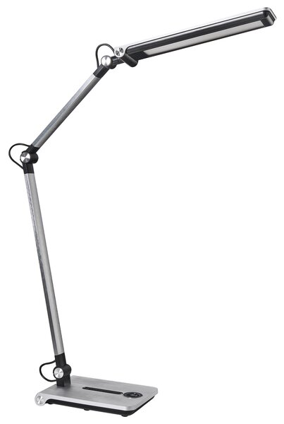 LED stolní lampa AQUILA se stmívačem Stříbrná