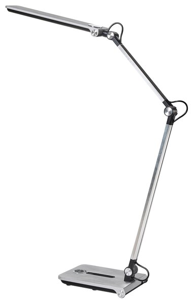 LED stolní lampa AQUILA se stmívačem Stříbrná