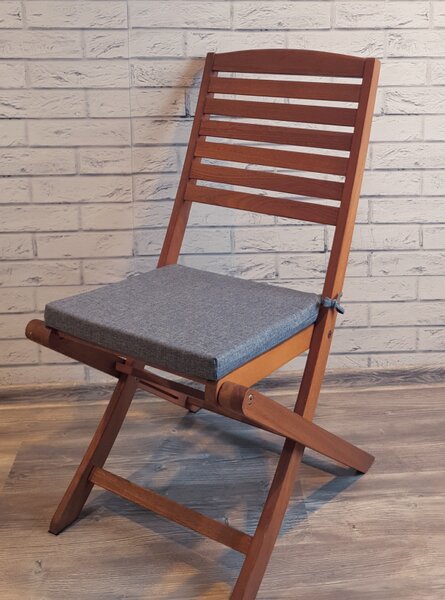 Zahradní podsedák na židli GARDEN color šedá 40x40 cm Mybesthome