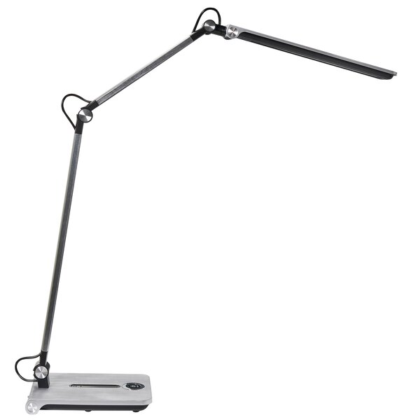 LED stolní lampa AQUILA se stmívačem Stříbrná