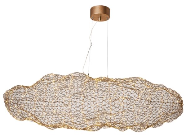 ByRydens 4201260-6501 - LED Lustr na lanku HAYDEN LED/20W/230V zlatá