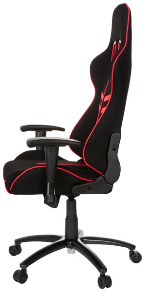 HERNÍ ŽIDLE, plochá tkanina, červená, černá MID.YOU - Online Only kancelářské židle, Online Only