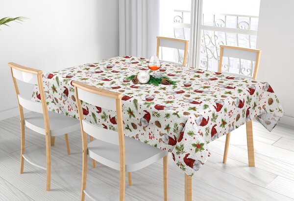 BELLATEX Ubrus VÁNOCE Zelená, Červená, Béžová 70x70 cm