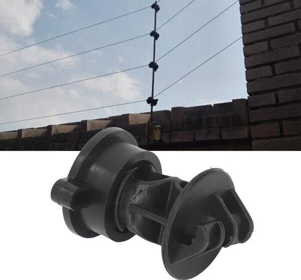 Hek Ring Post izolátor - 100 kusů - černý - pro elektrické ploty