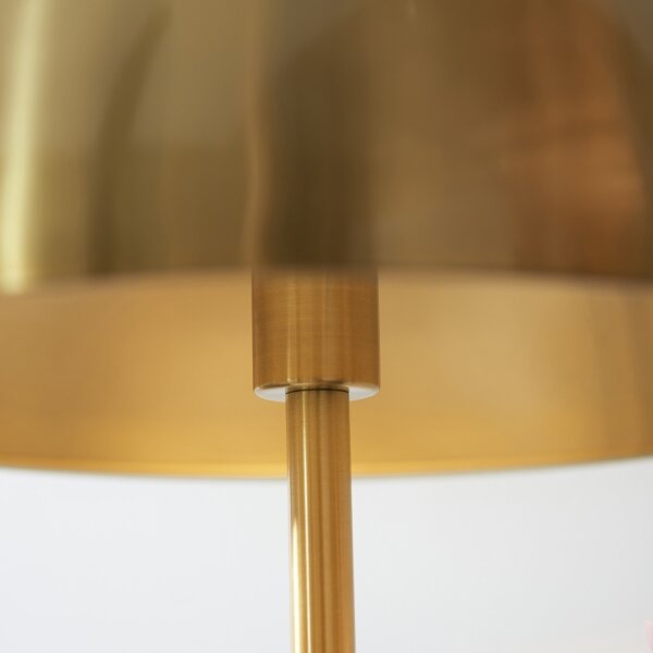Endon 114210 - Stolní lampa BERTOIA 1xE14/7W/230V mosaz