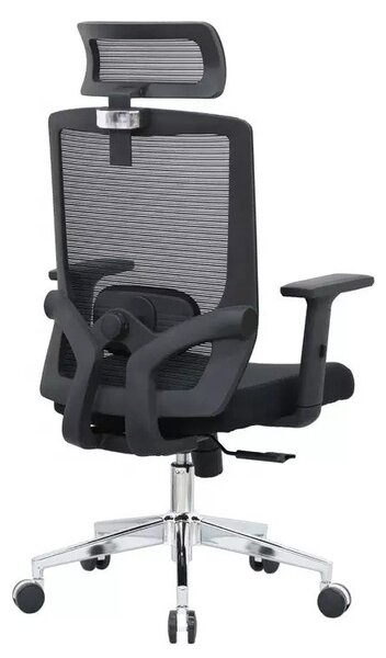 Kancelářská ergonomická židle Neoseat BRENDA — černá, nosnost 150 kg