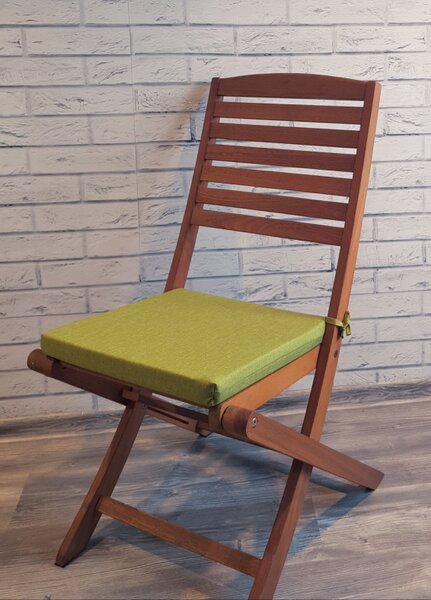 Zahradní sedák na židli GARDEN olivová 40x40 cm (cena za 1 kus) Mybesthome
