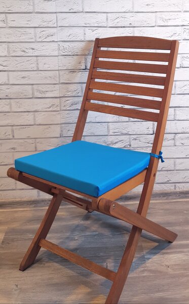 Zahradní podsedák na židli GARDEN color modrá 40x40 cm Mybesthome