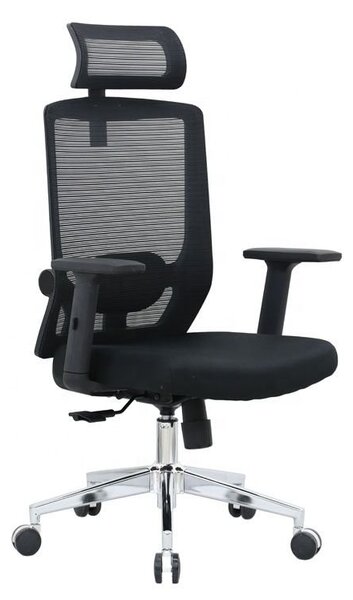 Kancelářská ergonomická židle Neoseat BRENDA — černá, nosnost 150 kg