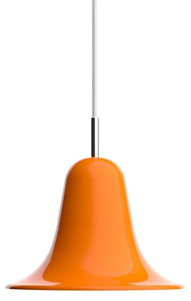 Verpan VERPAN závěsné světlo Pantop, oranžové, Ø 23 cm, kov, E14, stmívatelný, Žlutá / oranžová, Obývací pokoj / jídelna, kov, Design