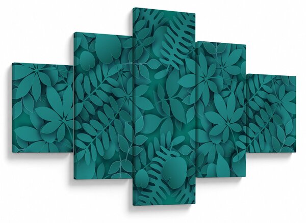 Obraz listů (125x70 cm)