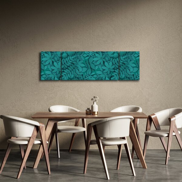 Obraz listů (170x50 cm)