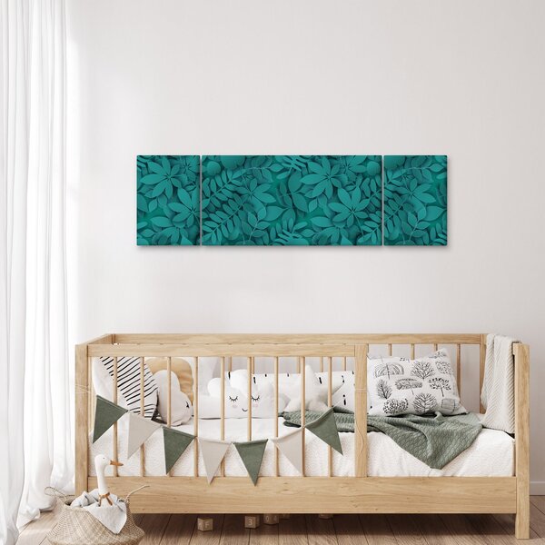 Obraz listů (170x50 cm)