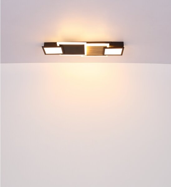 Globo 67279-30 - LED Stropní svítidlo CAROLINE LED/30W/230V béžová/černá