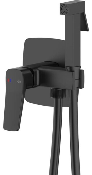 KFA Armatura 4529-512-81 -Bidet. baterie se sprškou pro pod. ins. MALAGA černá