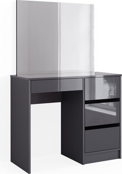 Toaletní stolek Vicco Sherry Antracit 90 cm se zrcadlem, Model 40838