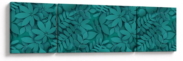 Obraz listů (170x50 cm)