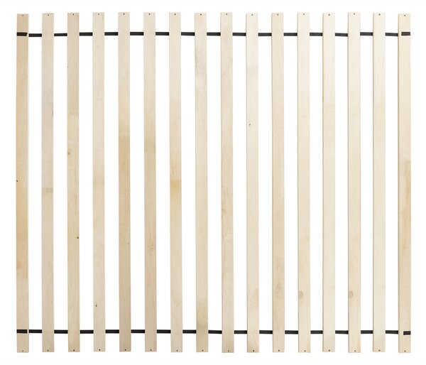 Postel Tkanina VALOGNES 180 x 200 cm Světle šedá