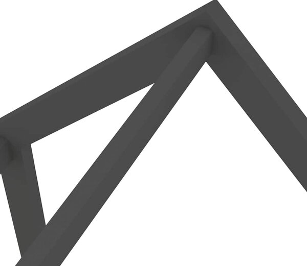 Rám dětské postele se zásuvkami tmavě šedý borovice 90 x 200 cm 322144