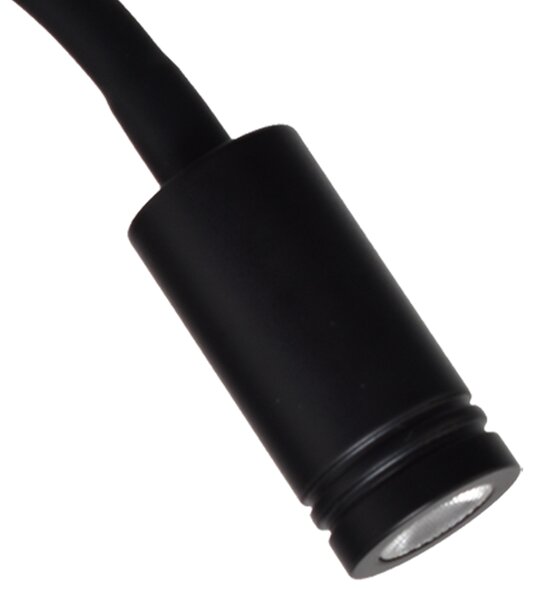 Nástěnné LED svítidlo Base1, 1x LED 8+2w, 4000k, b, vypínač