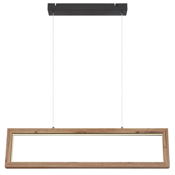 Globo 67287H - LED Lustr na lanku MANDERA LED/24W/230V hnědá