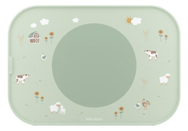 Plastové/silikonové dětské prostírání 28x40 cm Little Farm by Little Dutch – Mepal
