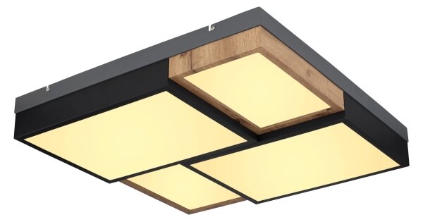 Globo 67286-50 - LED Stropní svítidlo GUNDI LED/50W/230V hnědá/černá