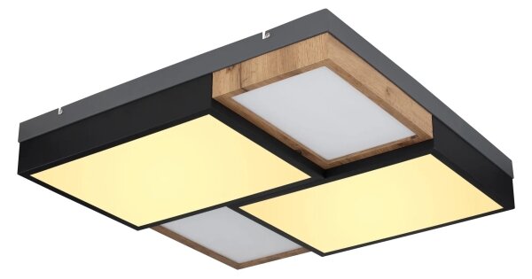Globo 67286-50 - LED Stropní svítidlo GUNDI LED/50W/230V hnědá/černá