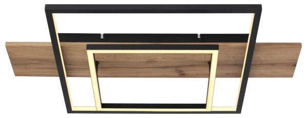 Globo 67289D - LED Stmívatelné stropní svítidlo VANNI LED/24W/230V hnědá/černá