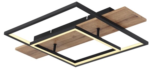 Globo 67289D - LED Stmívatelné stropní svítidlo VANNI LED/24W/230V hnědá/černá
