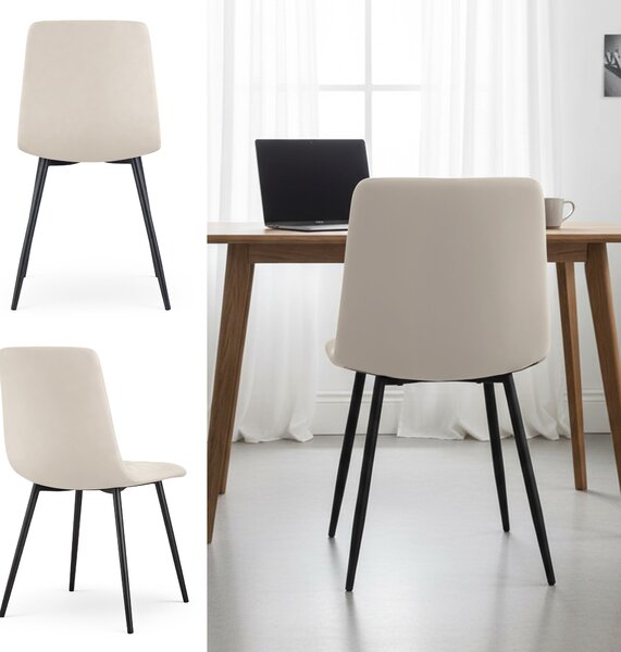 Set 2 ks jídelních židlí Nairobi (béžová). Akce -15%
