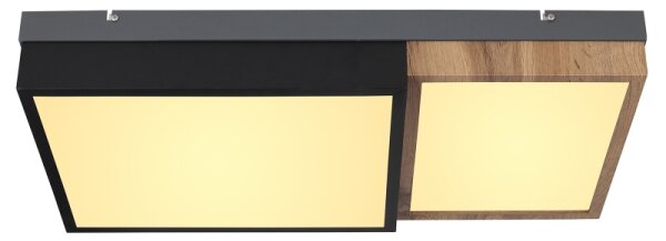 Globo 67286-30 - LED Stropní svítidlo GUNDI LED/30W/230V hnědá/černá