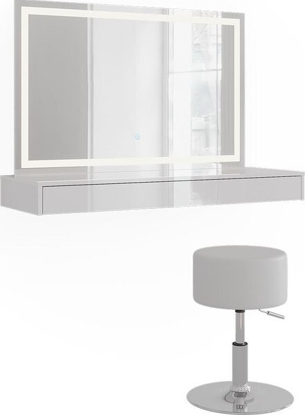Toaletní stolek Vicco Sherry Bílá 120 cm 3 díly, Model 59578