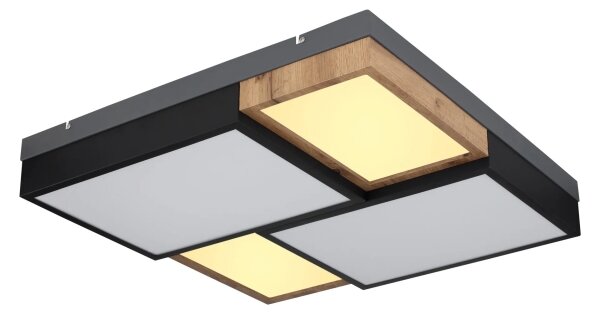 Globo 67286-50 - LED Stropní svítidlo GUNDI LED/50W/230V hnědá/černá