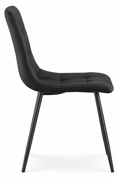 Set 4 ks jídelních židlí Nairobi (černá). Akce -10%