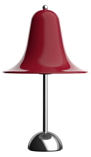 Verpan Stolní lampa VERPAN Pantop, třešňově červená, výška 23 cm, kov, Červená, Obývací pokoj / jídelna, kov, Design