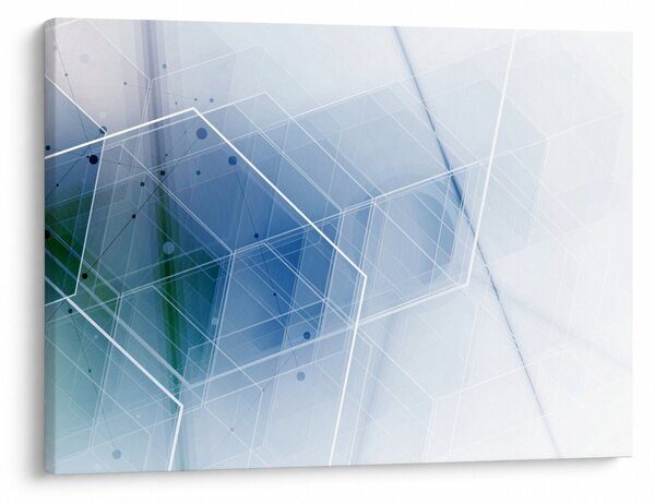 Obraz - Geometrické útvary (70x50 cm)