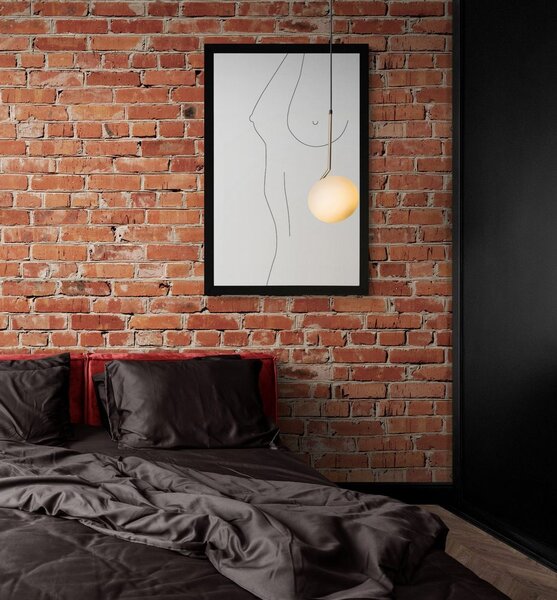 Plakát minimalistická silueta ženského těla