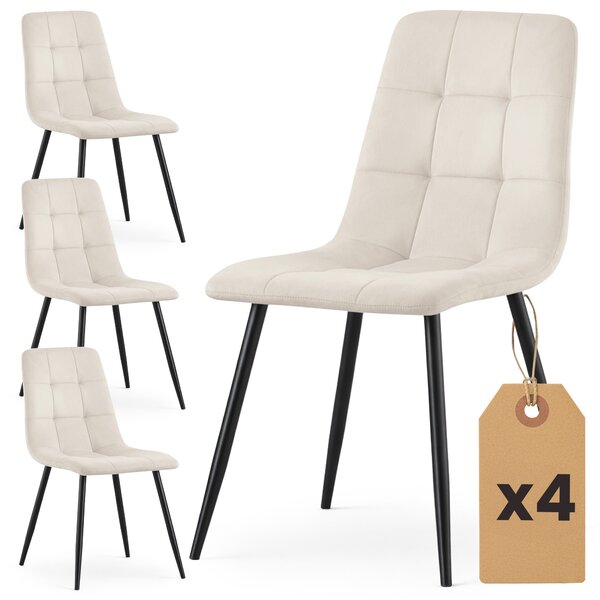 Set 4 ks jídelních židlí Nairobi (béžová). Akce -17%