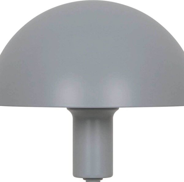 Nordlux Stolní lampa Ellen mini, šedá, výška 25 cm, kov, Hliník / šedá / zinek, Obývací pokoj / jídelna, kov, Skandinávský